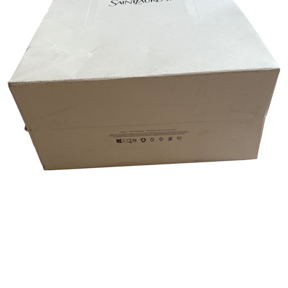 SAINT LAURENT WHITE AND BLACK ICONIC SHOPPING BAG - Picture 3 of 7